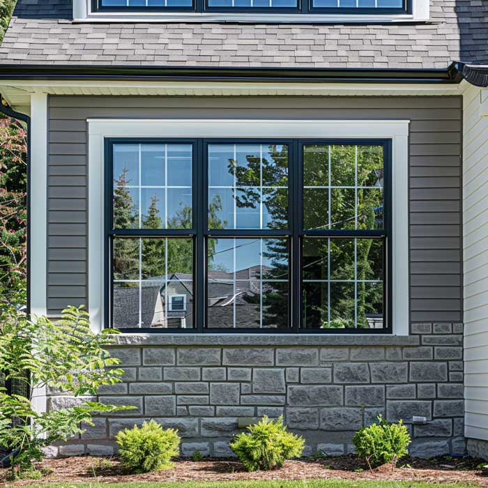 triple pane windows